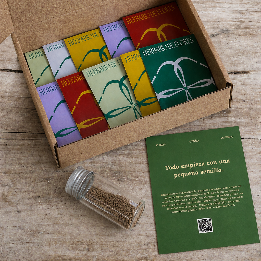 PACK 10 FLORES CICLO CÁLIDO + despacho gratis + botellita semillas para tu huerta de REGALO + instrucciones de siembra